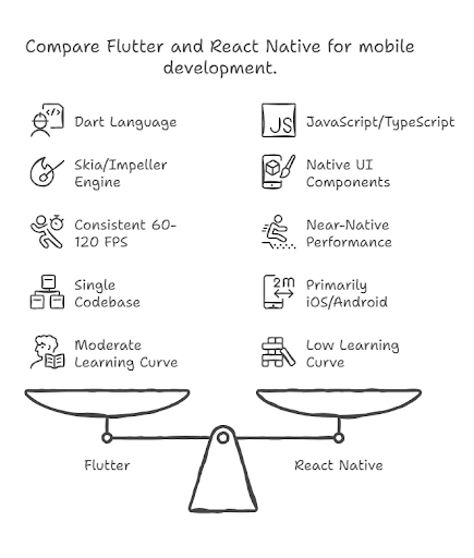 React Native vs Flutter Comparison- Core Differences at a Glance.png